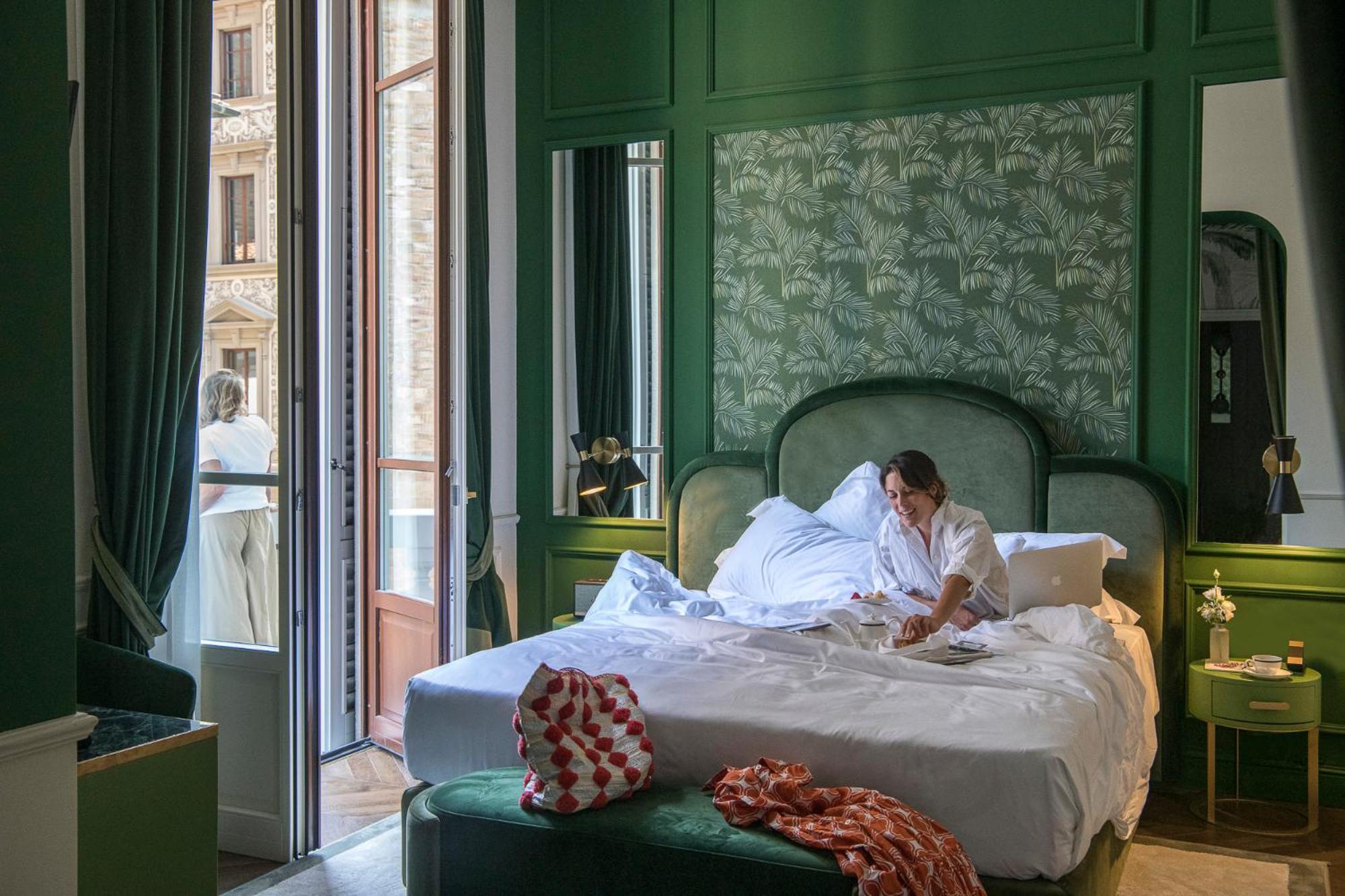 Hotel La Gemma ฟลอเรนซ์ ภายนอก รูปภาพ A guest room at the Hotel